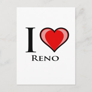 I Kärlek Reno Vykort