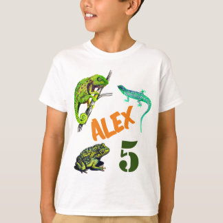 I kärlek reptiles-födelsedagen! T-Shirt