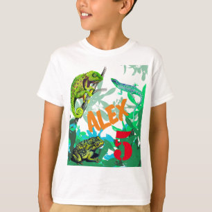 I kärlek reptiles-födelsedagen! T-Shirt