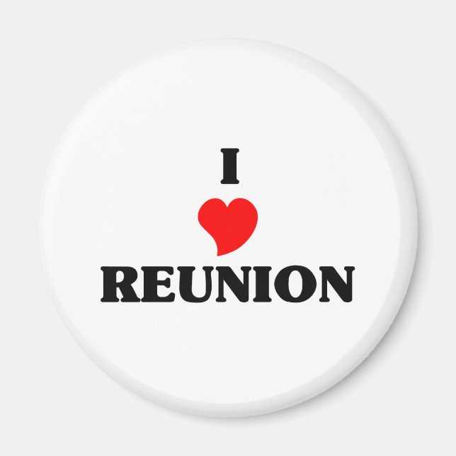 I Kärlek Reunion Magnet (Framsidan)