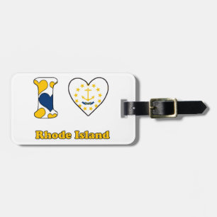 I KÄRLEK RHODE ISLAND BAGAGEBRICKA