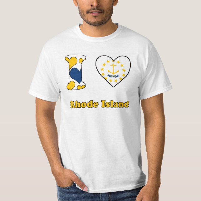 I KÄRLEK RHODE ISLAND T SHIRT (Framsida)