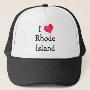 I KÄRLEK RHODE ISLAND TRUCKERKEPS