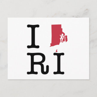 I KÄRLEK RHODE ISLAND VYKORT