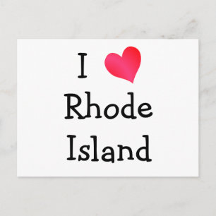I KÄRLEK RHODE ISLAND VYKORT