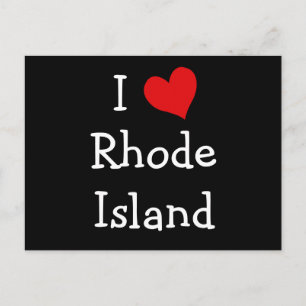 I KÄRLEK RHODE ISLAND VYKORT