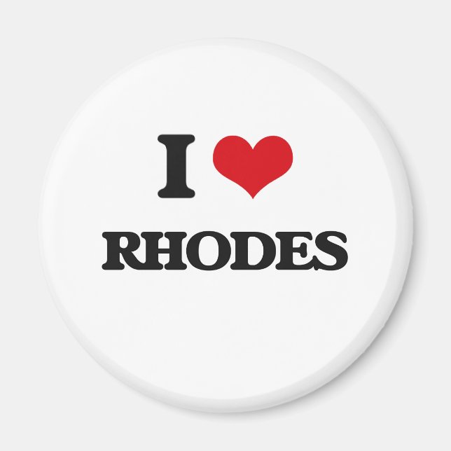 I Kärlek Rhodes Magnet (Framsidan)