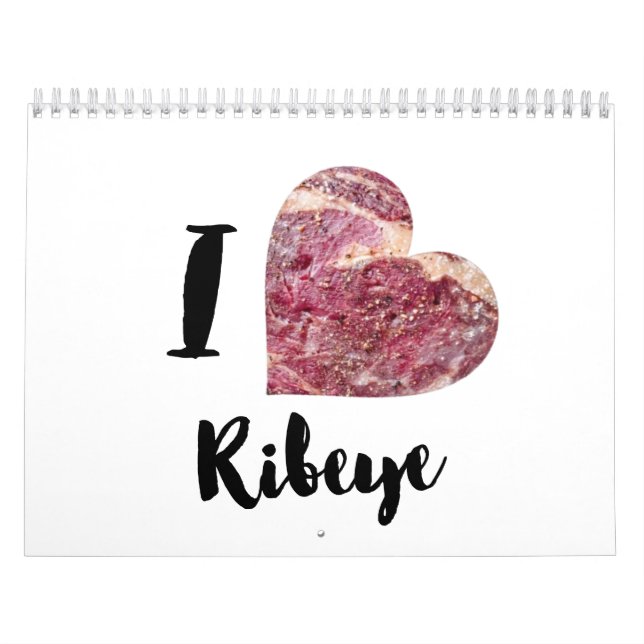 I KÄRLEK RIBEYE KALENDER (Omslag)
