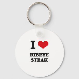 I Kärlek Ribeye Steak Nyckelring