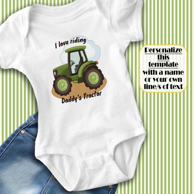 I Kärlek Riding Pappor Tractor T Shirt (Skapare uppladdad)