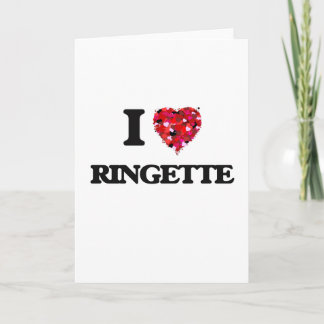 I Kärlek Ringette Kort