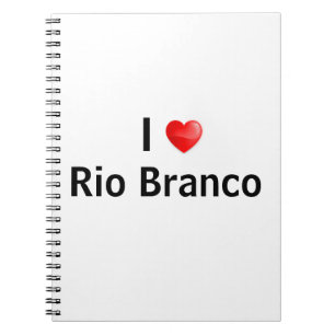 I kärlek Rio Branco Anteckningsbok