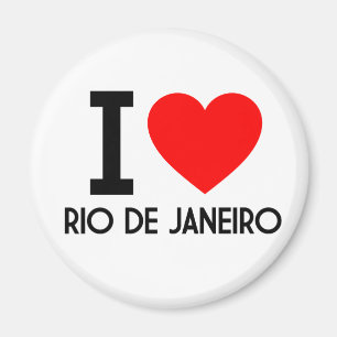 I Kärlek Rio de Janeiro Magnet