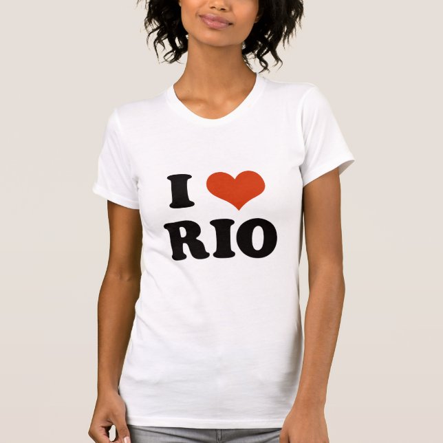 I kärlek Rio De Janeiro T-shirt (Framsida)