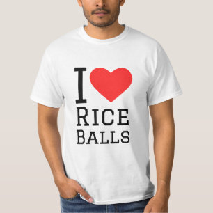 I KÄRLEK RIS BOLLAR T SHIRT
