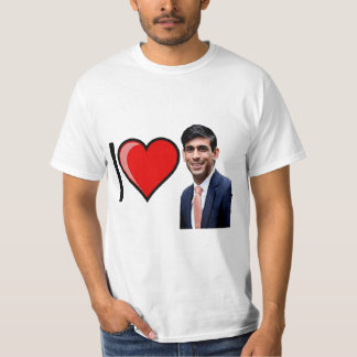 I Kärlek Rishi Sunak T Shirt