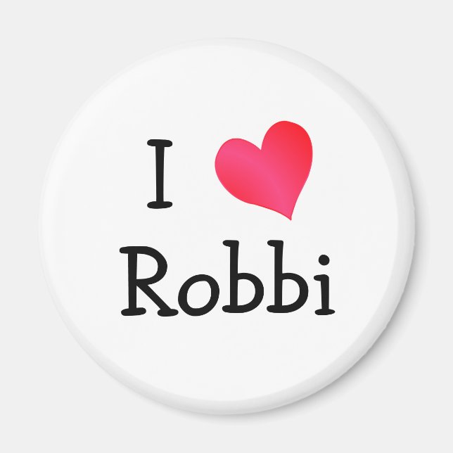 I Kärlek Robbi Magnet (Framsidan)