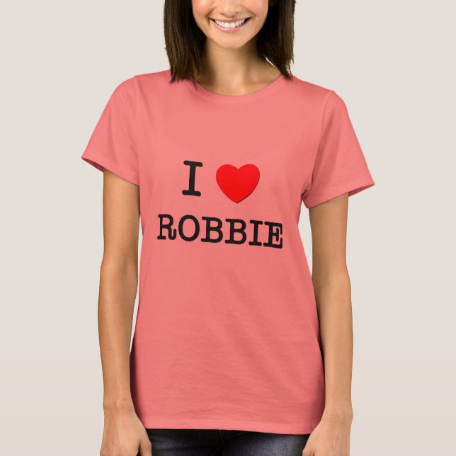 I Kärlek Robbie T-shirt (Framsida)