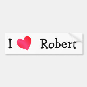 I Kärlek Robert Bildekal