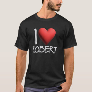 I Kärlek Robert Namn Personlig Manar Guy BFF Frien T Shirt