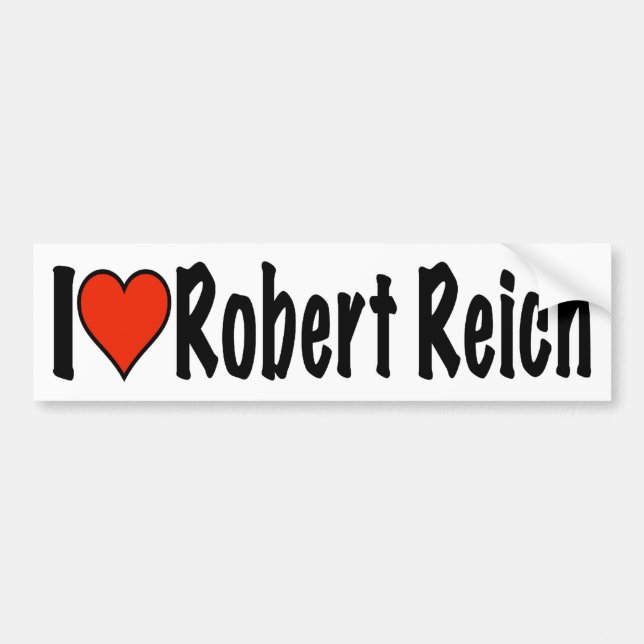 I kärlek Robert Reich Bildekal (Framsidan)