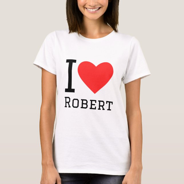 I kärlek robert t shirt (Framsida)