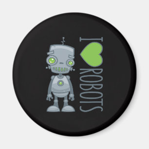 I Kärlek Robots Magnet
