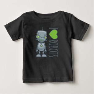 I Kärlek Robots T Shirt