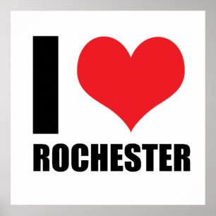I kärlek Rochester Poster