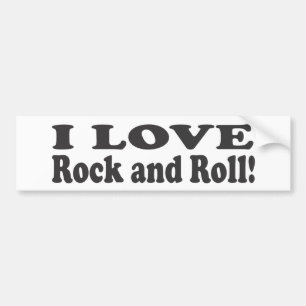 I Kärlek Rock and roll! Bildekal