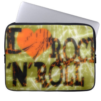 I KÄRLEK ROCK AND ROLL LAPTOP FODRAL