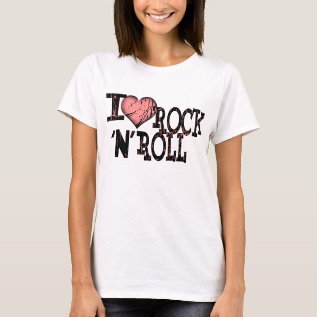 I KÄRLEK ROCK AND ROLL TRÖJA (Framsida)