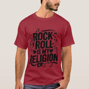 I KÄRLEK ROCK MUSIK T SHIRT