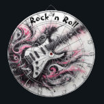 I Kärlek Rock N Roll Electric Guitar Painting Darttavla<br><div class="desc">Gitarer ses ofta som symboler för kreativitet, uttryck och individualitet. Deras mångsidiga natur möjliggör ett brett spektrum av musik stilar, som representerar självuttryck och konstnärlig frihet. I många kulturer förknippas gitarrer också med passion och känslor, eftersom de kan förmedla en mängd känslor genom musik. Dessutom symboliserar gitarrer harmoni och anslutning,...</div>