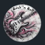 I Kärlek Rock N Roll Electric Guitar Painting Darttavla<br><div class="desc">Gitarer ses ofta som symboler för kreativitet, uttryck och individualitet. Deras mångsidiga natur möjliggör ett brett spektrum av musik stilar, som representerar självuttryck och konstnärlig frihet. I många kulturer förknippas gitarrer också med passion och känslor, eftersom de kan förmedla en mängd känslor genom musik. Dessutom symboliserar gitarrer harmoni och anslutning,...</div>