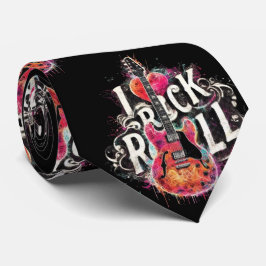 I Kärlek Rock N Roll Electric Guitar Painting Slips