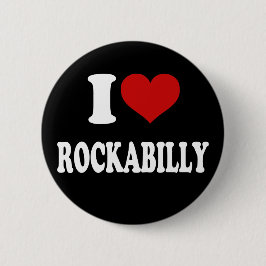 I Kärlek Rockabilly Knapp