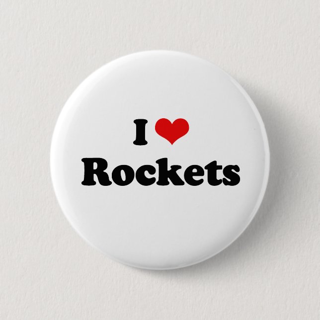 I Kärlek Rockets Tshirt Knapp (Framsida)