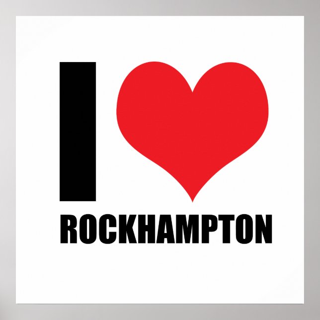 I kärlek Rockhampton Poster (Framsidan)