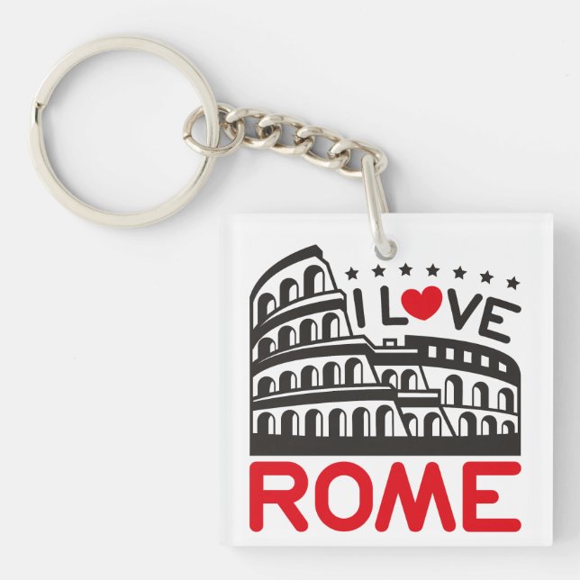 I Kärlek Rom Italien Colosseum Travel (Framsidan)