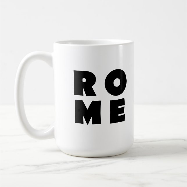 I kärlek Rom Kaffemugg (Vänster)