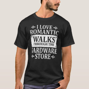 I Kärlek Romantic går genom maskinvaruarkivet H T Shirt
