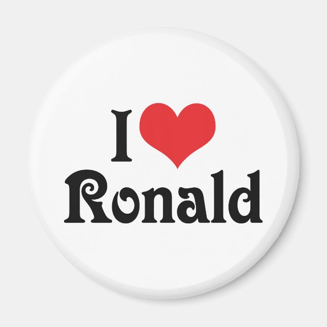 I Kärlek Ronald Magnet (Framsidan)