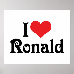 I Kärlek Ronald Poster