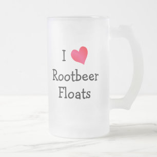 I Kärlek Rootber Flyter Frostat Ölglas