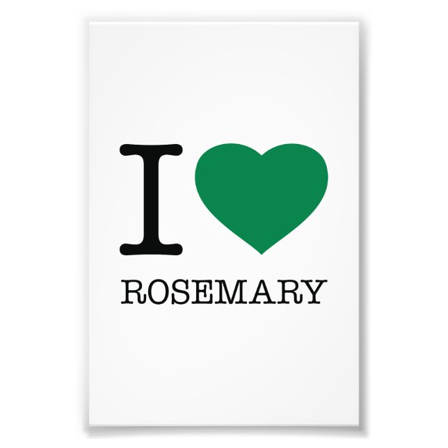 I KÄRLEK ROSEMARY FOTOTRYCK (Framsidan)