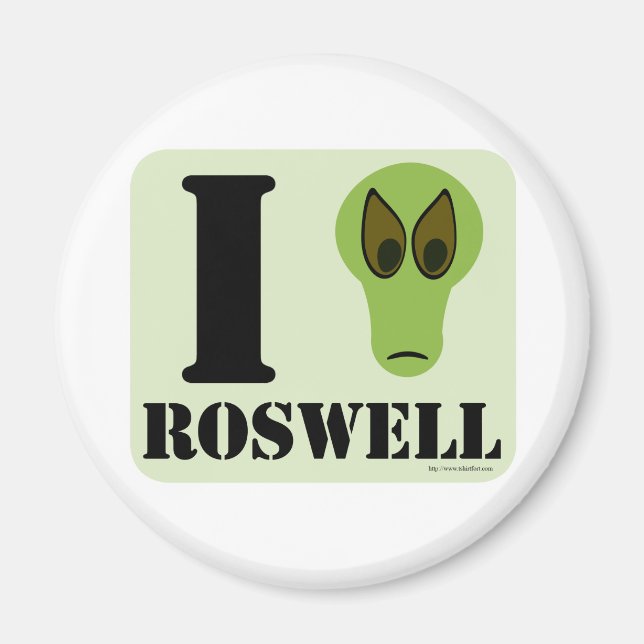 I Kärlek Roswell Magnet (Framsidan)