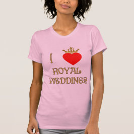 I Kärlek Royal Bröllop T-shirts, Mugg, gåvor T-shirt