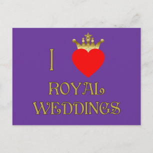 I Kärlek Royal Bröllop T-shirts, Mugg, gåvor Vykort
