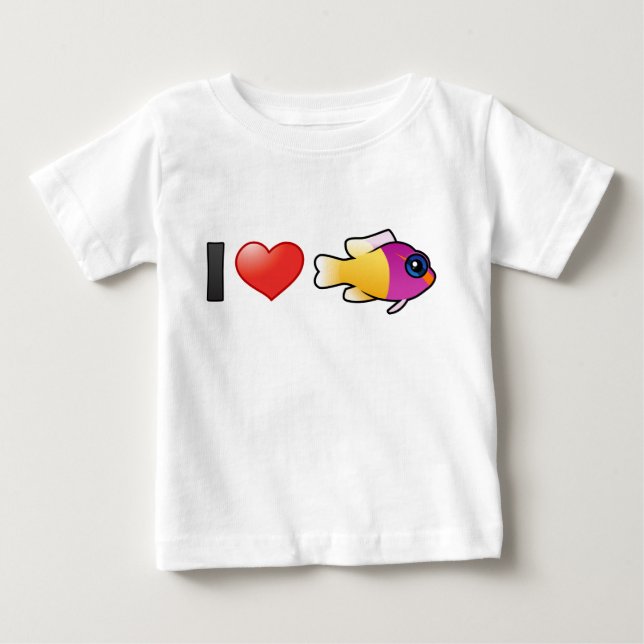 I Kärlek Royal Dotypback T Shirt (Framsida)